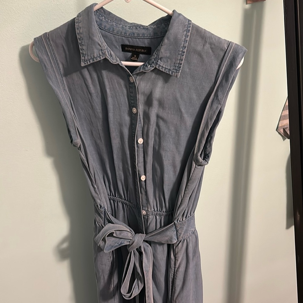Banana republic button down dress